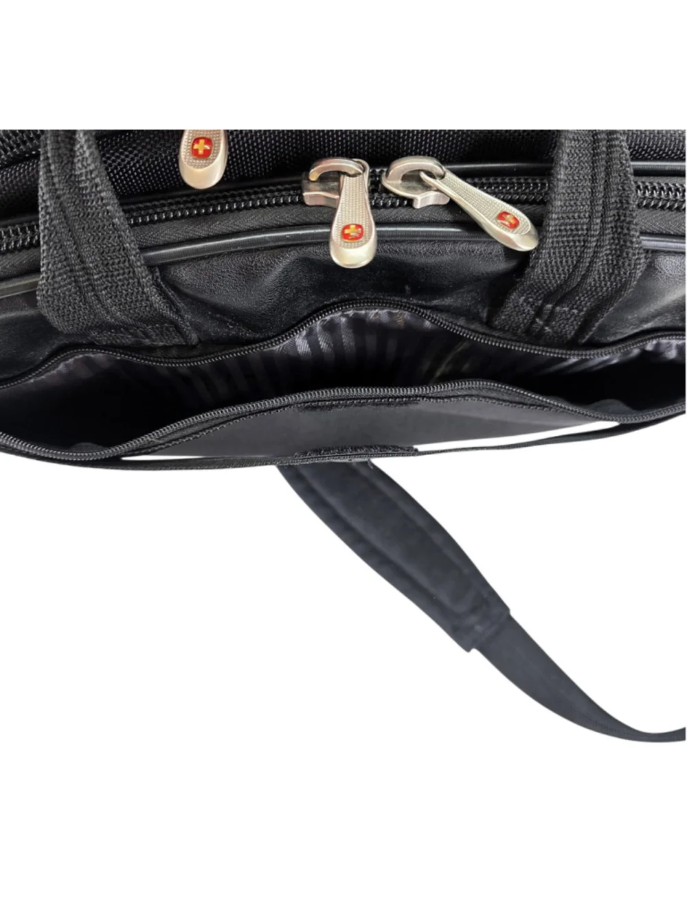 SwissGear SW-7132 Laptop Briefcase Computer Bag Black Business Case Organizer...